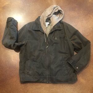 Sundance Water-Resistant Jacket with Quilted Lining and Removable Hood Bib XL